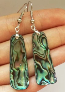 5 Paar natürliche Abalone Muschel Perlen Ohrringe  - Bild 1 von 1