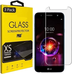 3-Pack Tempered Glass Screen Protector For LG X Power 3 / Fiesta 2 / X Power 2 - Picture 1 of 4