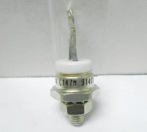 C147M GENERAL ELECTRIC TRANSISTOR 600 VOLTS/63 AMPS/100 WATTS/ UNF NEW OLD STOCK - Picture 1 of 5