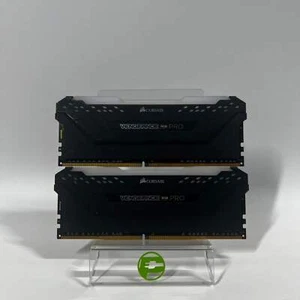 Corsair Vengeance RGB Pro 32GB (2x16GB) RAM DDR4 3600MHz CMW32GX4M2D3600C18 - Picture 1 of 2