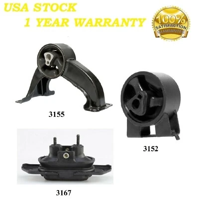 3 PIEZAS MONTAJE MOTOR DELANTERO Y TRASERO APTO PARA Dodge Avenger 2011-2014 2,4 l Foto 1 de 4