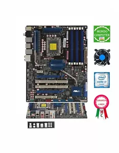 SCHEDA MADRE SOCKET 1366 ASUS P6T WS PRO + CPU INTEL CORE i7 920 + 24 GB RAM - Imagen 1 de 1