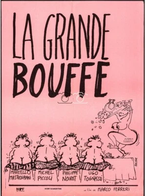 POSTERSANDCO FILM LA GRANDE BOUFFE Rlty-POSTER HQ 45x60cm d'une AFFICHE CINéMA