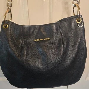 Michael Kors Bedford Medium Bag Black Leather - Picture 1 of 12