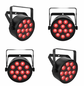 Chauvet DJ SlimPACK Q12 ILS LED Wash Lights Bundle - Picture 1 of 5