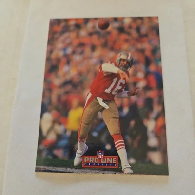 1993 Pro Line Profiles Joe Montana #562 San Francisco 49ers - Image 1 of 2