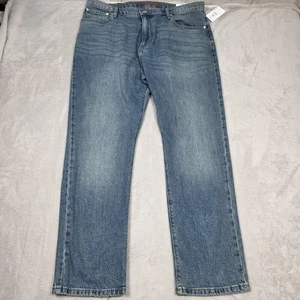 Lucky Brand Jeans Mens 38x30 Blue 410 Athletic Straight Comfort Stretch Denim - Picture 1 of 15