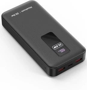 Power Bank, Batterie Externe 22.5W 20000Mah Batterie Portable USB C PD 20 W QC3, - Foto 1 di 12