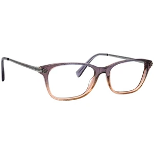 Coach Eyeglasses HC 6142 5554 Violet Glitter Gradient Cat Eye Frame 51[]17 140 - Picture 1 of 6