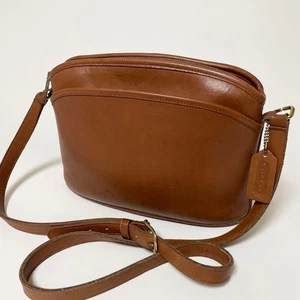 Bolso Bandolera COACH 9976 Old Coach Marrón Guante Cuero Curtido De Colección - Imagen 1 de 12