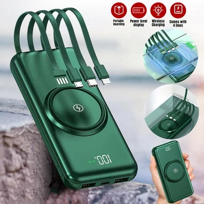 900000mAh Cargador Portatil Bateria Externa Para Cargar Celular 2 USB Universal - Image 1 of 4