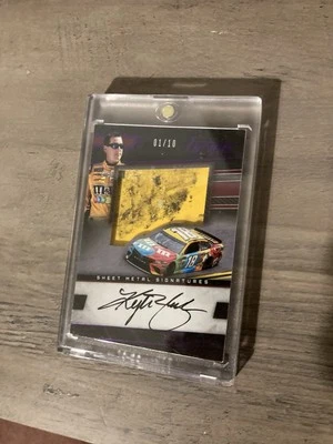 Kyle Busch Autographed Sheet Metal Relic 1/10 Panini - Image 1 of 2