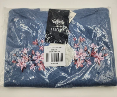 Baymax Floral Knit Tank sz XL Disney *new - Image 1 of 4