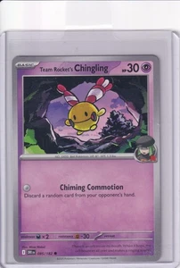 Pokemon TCG:Team Rocket's Chingling Common SV10: Destined Rivals 085/182 NM - Picture 1 of 2