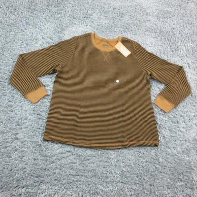Camisa Eddie Bauer Mujer XL Rayas Manga Larga Térmica Pullover Antbronce Nueva con Etiquetas Foto 1 de 4