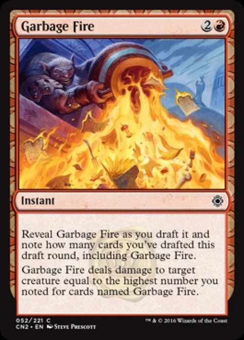 Garbage Fire -Foil Light Play MTG Conspiracy: Take the Crown - Image 1 of 1