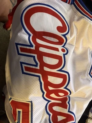 Camiseta deportiva firmada por Danny Manning de los Clippers de Los Ángeles (certificado de autenticidad JSA) #1 selección general 1988 Foto 1 de 4