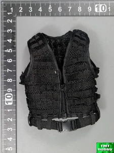 1:6 Scale DAM 78015 Spetsnaz FSB Alpha Group - Black Molle Base Sposn Vest - Picture 1 of 2