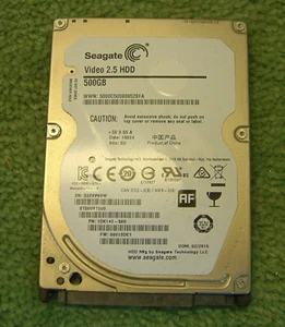 Seagate ST500VT000 500GB 5400RPM SATA3 2.5" Laptop /Video HDD Hard Drive - Afbeelding 1 van 4
