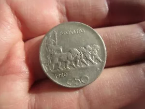 ITALIA 1920 50 CENTESIMI - Imagen 1 de 2