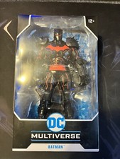 Figura De Acción DC Multiverse Batman Hellbat Suit - 7 Pulgadas, Edición Lunar Dorada, Altamente Articulada