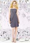 Dessy 8124....Cocktail Length, Strapless Dress...."Stormy"...Size 12...Nwt