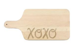 Creative Products XOXO 17 x 8 Maple Paddle Cutting Board - Picture 1 of 1