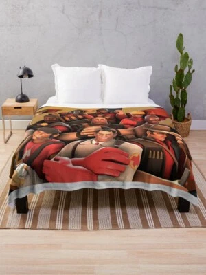 Team Fortress 2 扔毯,工程师天鹅绒毛绒毯,TF2,间谍,Pyro — 第 1/4 张图片