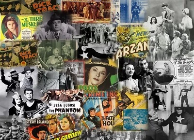 283 Public Domain Cliff-Hanger Episodes of 22 Serials on a 128GB USB Flash Drive