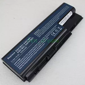 Laptop 5200mah Akku für Acer Aspire 5920 5920G AS07B71 AS07B72 NEU 6 Zellen - Bild 1 von 4