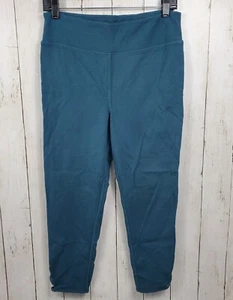 Free People Movement Crop Leggings Womens Size L Large Dark Teal - Picture 1 of 9