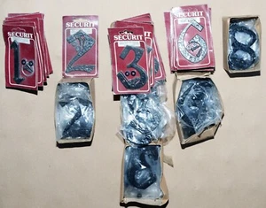 Securit 4" 10cm blacked wrought iron antique style house number 1 2 3 6 8 9 new - Picture 1 of 2