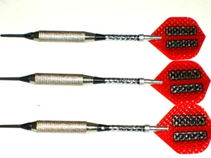 Soft Tip Darts neu, 18 Gramm vergoldet, Aluminium Spinning Shafts #3166 - Bild 1 von 3