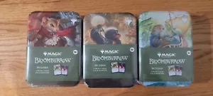 Magic The Gathering-Bloomburrow Collector Tin-Complete Set Of 3-Brand New-Sealed - Picture 1 of 3