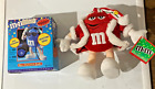 M&M's Blue Character Radio & Red Character Plush!  Both Licensed & Never Used!!
