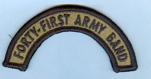 41st ARMY BAND  (MS ARNG) - MULTICAM SUBDUED .... MINT - Picture 1 of 1