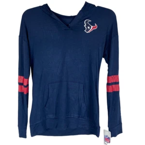 Houston Texans NFL Team Apparel NWT Lightweight Hoodie Girl's Size XS Navy - Picture 1 of 7