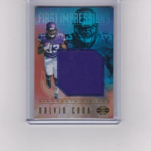  2017 Panini Illusions First Impressions Dalvin Cook Rookie Jumbo Patch Vikings - Picture 1 of 2