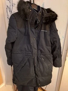 KHUJO Damen Winterjacke Parka Jacke mit Fellkapuze, Modell:Melindra, Dunkelblau - Bild 1 von 11