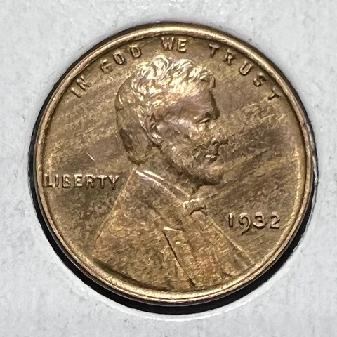 1932 Woodgrained Obv Semi-Key Lincoln Wheat grades at Choice Unc Lot W Cover
