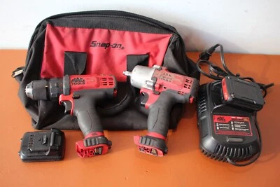 Mac Tools 12V MAX BWP038 3/8" Drive Impact Wrench & BDP038 3/8" Cordless Drill - Image 1 of 4