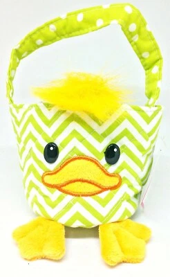 Zig Zag Green/Yellow Duck Tote by Douglas - Image 1 of 2
