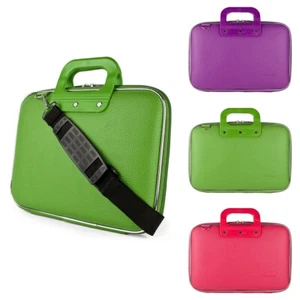 Semi Hard Leather Sleeve Tablet Case Laptop Bag For 10" Microsoft Surface Go 3 - Picture 1 of 21