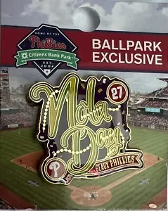 PHILADELPHIA PHILLIES PIN AARON NOLA DAY #27 GEAUX LOUISIANA PARK EXKLUSIV - Bild 1 von 3
