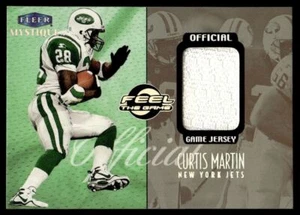 1999 Fleer Mystique Feel the Game Curtis Martin 697/690 New York Jets #NNO - Picture 1 of 2