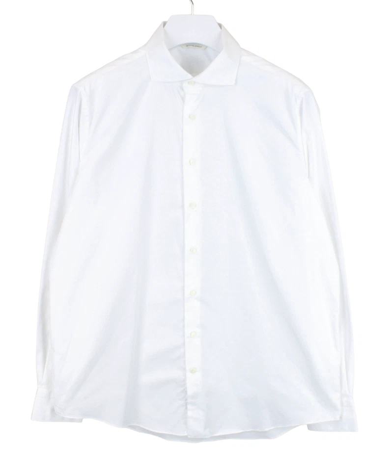 Camicia Formale Regular Fit SUITSUPPLY Uomo 2XL Collo Cutaway Bianco Con Bottone - Immagine 1 di 4