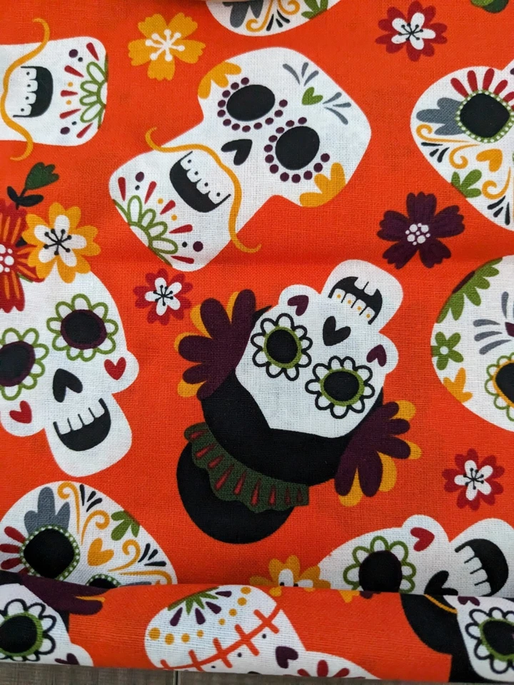 David Textiles Seasonal Fat Quarters Halloween Fabric Choose One - Image 1 of 1