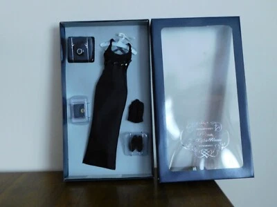 Franklin Mint Princess Diana Doll Black Gown Set W Certificate Of Authenticity