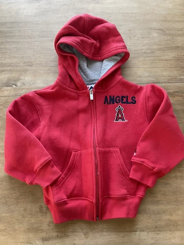 Majestic Anaheim Angels Sweatshirt Hoodie Kids 4T Cover