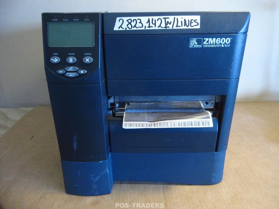 Zebra ZM600 Thermal Label Printer 300dpi ZM600-300E-0000T - 2,823.142 IN / LINES - Bild 1 von 4